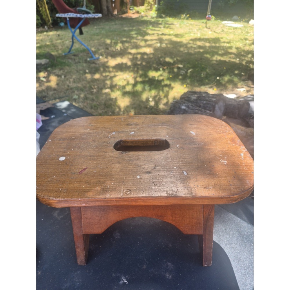 Cottage Garden Wooden Step Stool